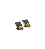 ICC IC107PMGBK Gold Plated Binding Post Module for Audio Wiring