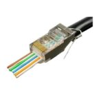 Shireen Cat5e RJ45 Connectors 100-Pack Gold-Plated