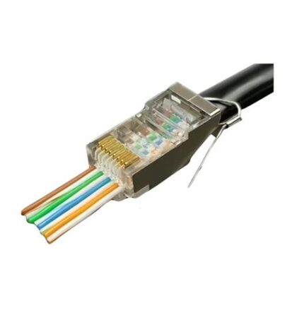 Shireen Cat5e RJ45 Connectors 100-Pack Gold-Plated