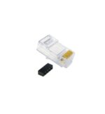 ICC Cat6 RJ45 Modular Plugs 100-Pack Solid/Stranded Wire