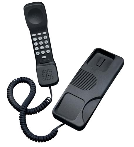 Teledex Opal Trimline 1 Black Cetis OPL690191 HAC Handset One-Line Phone with Backlit Keys - Image 1