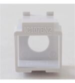 ICC IC107BN2WH White Keystone Cable Feedthrough Module 10-Pack - Image 3