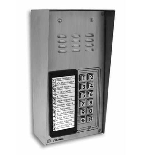 12 Button Apartment Entry Phone Viking Electronics EWP 12 Button Entry Phone for Apartments - Image 1