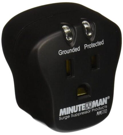 MINUTEMAN UPS MMS110 Single Outlet Surge Protector with Safety