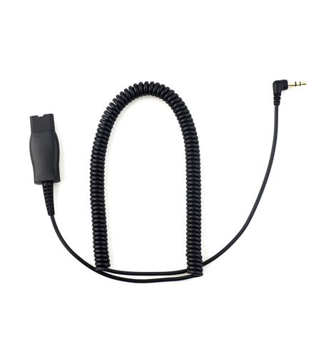 QD to 3.5mm 3 pin ADDASOUND DN1016 Quick Disconnect to 3.5mm Headset Adapter - Image 1