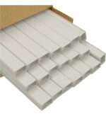 ICC 6' White Raceway for Cat 5E/6 Cables with Adhesive - Image 2