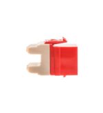 ICC IC1076F0OR Orange HD RJ11 Voice Keystone Jack for Calls - Image 3