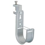 ICC MSJHB44 2 Inch Galvanized Steel J-Hook with Beam Clamp