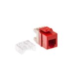 ICC IC1076F0OR Orange HD RJ11 Voice Keystone Jack for Calls - Image 2