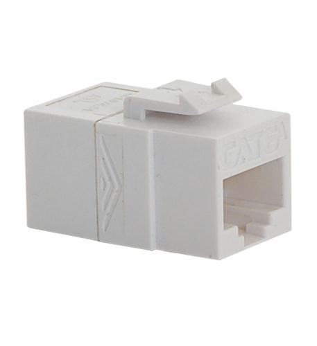 MODULE, COUPLER, CAT 6A, UTP, WH ICC IC107C6AWH Cat6A UTP Keystone Coupler for Network Use - Image 1