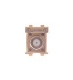 ICC IC107B5FIV Ivory Nickel Plated F-Type Keystone Jack - Image 3