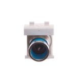 ICC IC107RQGWH White RG6Q RCA Compression Crimp Connector - Image 4