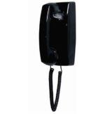 Cortelco 255400 VOE Black Mini Wall Phone with Tone Dial - Image 2