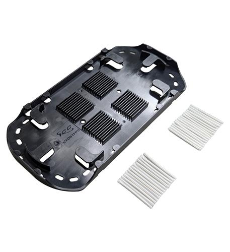 24 CORE FIBER OPTIC SPLICING TRAY ICC ICFOSTFP24 Fusion Splice Tray for 24 Core Fiber Optic - Image 1