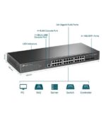 TP Link SG3428X 24-Port Gigabit Managed Switch with 10G Uplink - Image 4