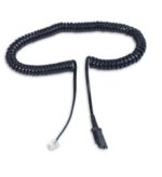 Plantronics U10P-S Coil Cord Cable for H-Series Headsets - Image 2