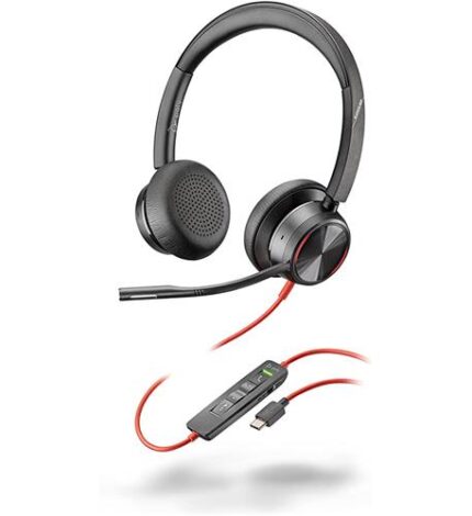 Plantronics PL-214407-01 Noise-Canceling USB-C Wired Headset