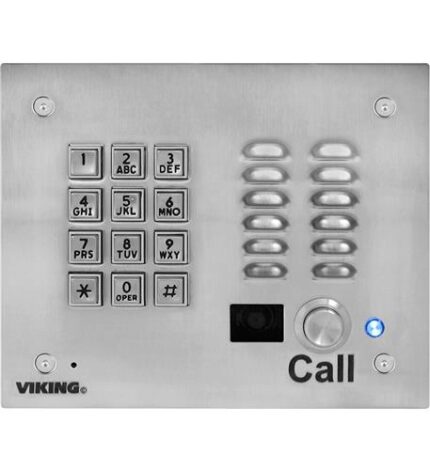 Viking Electronics EWP Vandal Resistant Stainless Steel IP Phone