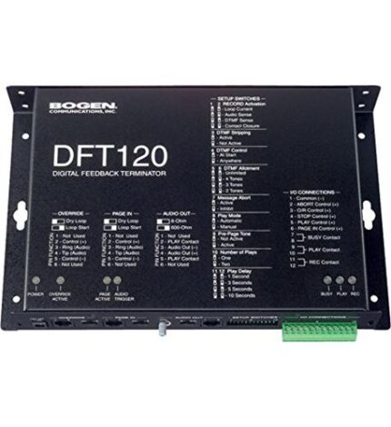 Bogen DFT120 Digital Feedback Eliminator for Phone Paging