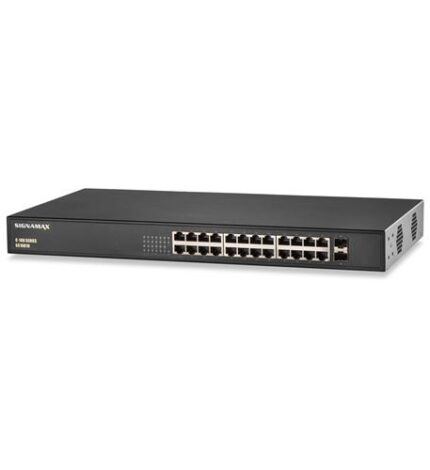SIGNAMAX CONNECTIVTY SC10010 24-Port Gb PoE+ Switch for Business