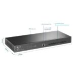 TP Link SX3008F 8-Port 10G SFP+ Managed Network Switch - Image 3
