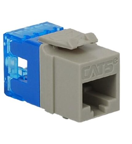 ICC IC1078F5GY High Density Cat5e Keystone Jack Gray
