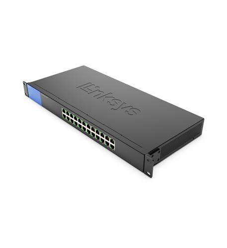 24-Port Gigabit PoE Switch LINKSYS LGS124P 24-Port Gigabit PoE Plus Network Switch - Image 1
