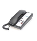 Teledex Nugget 3 Black Single Line Phone with Programmable Buttons