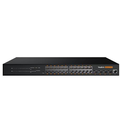 1303228 RCH240 24-Port L2+ GB Switch Yealink RCH240 24-Port L2+ Gigabit Managed PoE Switch - Image 1