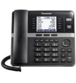 Panasonic KX-TGWA40B Wireless 4-Line Corded Desktop Phone