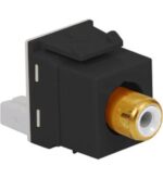 ICC Gold-Plated RCA IDC Audio Video Jack for Keystone Panels