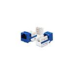 Wavenet Blue Cat5e Keystone Jacks 25-Pack - High Density