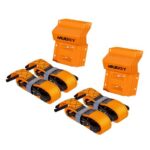 Muddy UTV Wheel Chock Tie-Down Kit 4 Pack - Heavy Duty