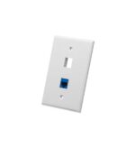 ICC White Oversized 2-Port Faceplate for Outlet Box - Image 2