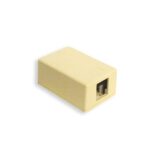 ICC Surface Mount Box 1-Port Ivory - Modular Outlet - Image 2