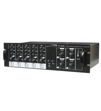 SPECO PL200M 160W Multi Zone Amplifier for Business Audio