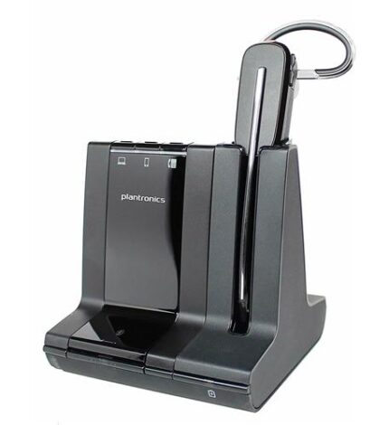 Plantronics DECT wireless headset with triple connectivity