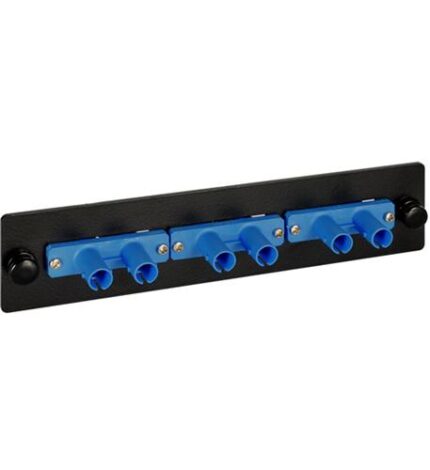 ICC ICFOPT26BK ST Ceramic Fiber Optic Adapter Panel