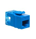 ICC Blue Cat5e HD Keystone Jack - High Speed Network