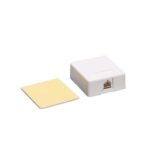 ICC White 6P6C Surface Mount RJ-11 Jack for Voice - Image 2