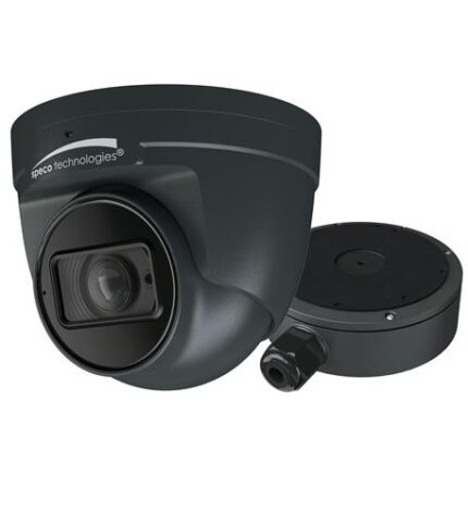 SPECO 8MP AI Flex IP Turret Security Camera for Low Light