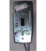 Cortelco Wall Phone with Armored Cord Black - ADA Compliant - Image 2