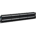 ICC 48-Port CAT6A Patch Panel, 2 RMS, 110-Type IDC