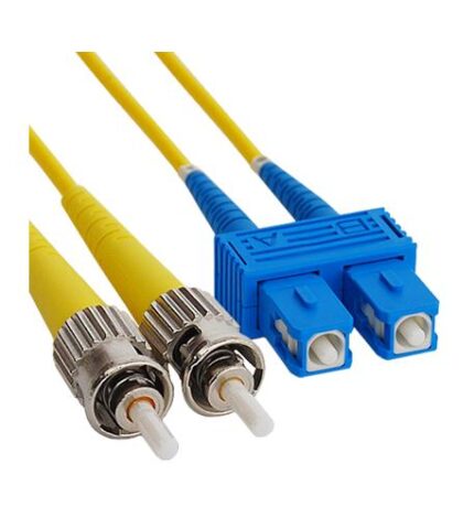 ICC Singlemode Fiber Duplex Jumper Cable SC to ST 1 Meter