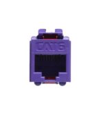 ICC IC1078F6PR Purple Cat6 Keystone Jack for High-Speed Networks - Image 3