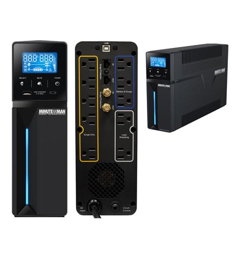 ENTRUST LG SERIES UPS 1500VA 900W Minuteman Entrust LG UPS 1500VA 900W - Voltage Regulator - Image 1