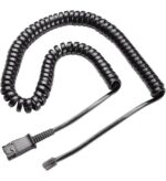 Plantronics U10P-S Coil Cord Cable for H-Series Headsets