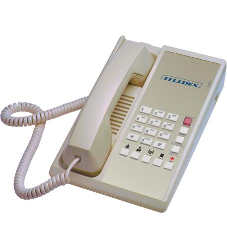 Teledex Diamond plus5 Ash Cetis Ash Finish Guestroom Phone with Five Service Buttons - Image 1