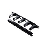 ICC Interbay Cable Management Panel 1 RMS with 5 Rings