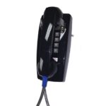 Cortelco Wall Phone with Armored Cord, ADA Compliant